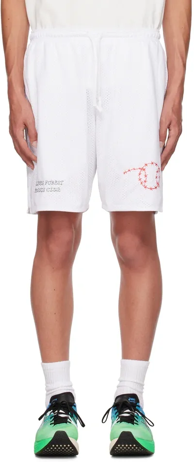 Palmes Ssense Exclusive White Ptfc Shorts