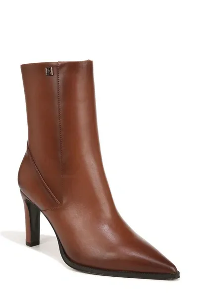 Franco Sarto Appia Pointed Toe Bootie In Tobacco