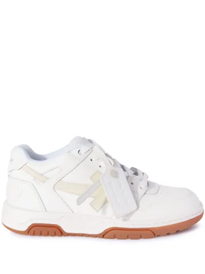 Off-white Out Of Office Leather Sneakers In White