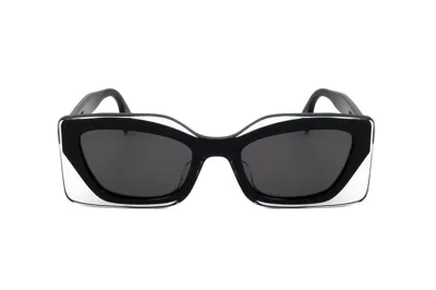 Fendi Eyewear Cat In Black / Grey