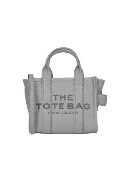 Marc Jacobs Gray Medium 'the Tote Bag' Tote In 050 Wolf Grey