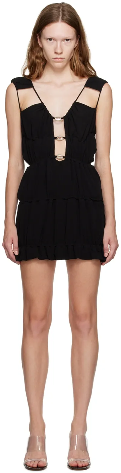 Paris Georgia Black Miller Minidress