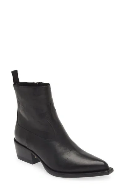 Golden Goose Debbie Pointed Toe Ankle Boot In Black