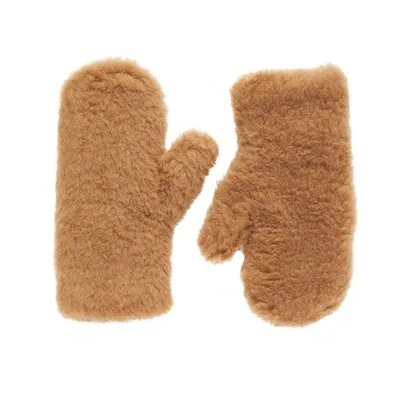 Max Mara Ombrat2 Gloves In Beige