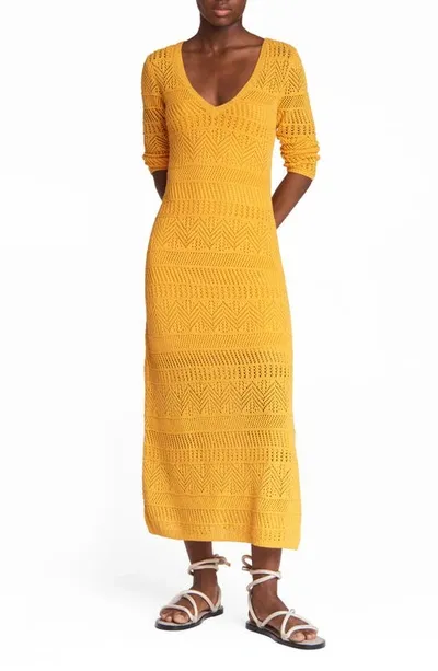 Rag & Bone Renee Maxi Dress In Yellow