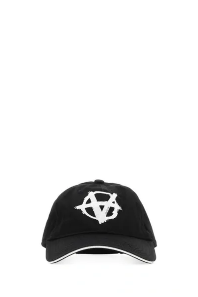 Vetements Man Black Hats