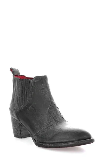 Bed Stu Brie Ii Bootie In Black Rustic Tml Oxidized Bfs