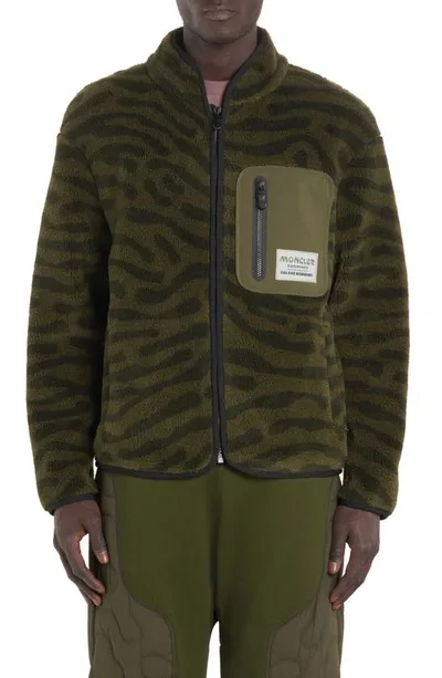 Moncler Genius Moncler X Salehe Bembury Teddy Zip In Olive