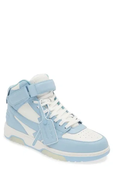 Off-white Out Of Office Mid-top Sneakers In Blue White