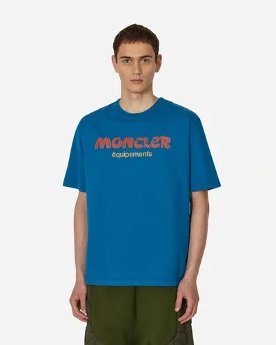 Moncler Genius X Salehe Bembury Logo T-shirt In Navy