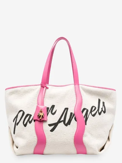 Palm Angels Shoulder Bag In White