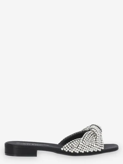 Sergio Rossi Flat Sandals In Black