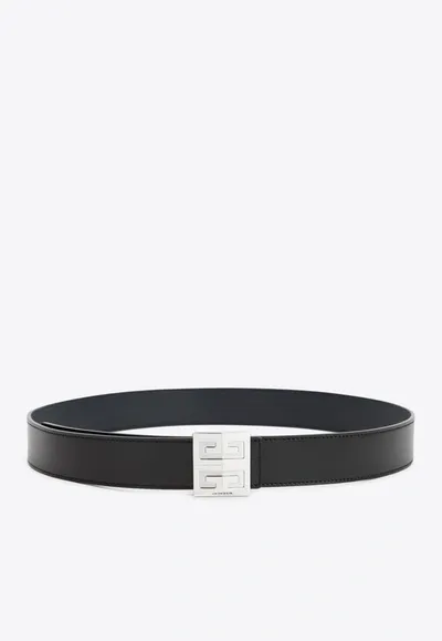 Givenchy 4g Reversible Belt In Black