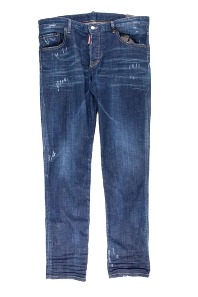 Pre-owned Dsquared2 Herren Jeans | Am1060s30342 Slim Fit Jeans