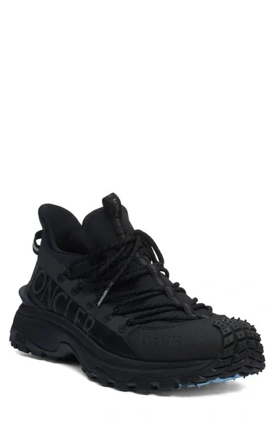 Moncler Trailgrip Lite2 Nylon Sneakers In Black