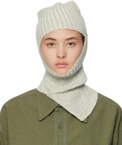 Mm6 Maison Margiela Gray Rolling Balaclava In 962 Grey