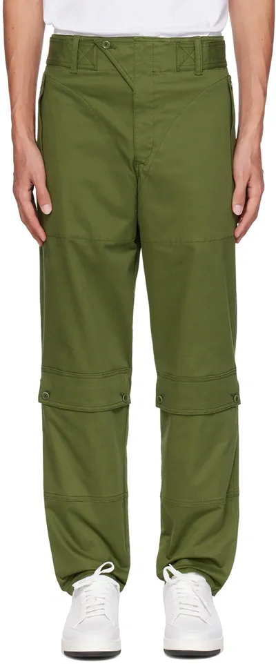 Moschino Green Flap Pocket Trousers