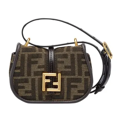 Fendi C'mon Nano Bag In Marron