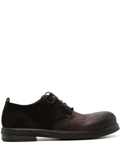 Marsèll Leather Lace-up Derby Shoes In Brown