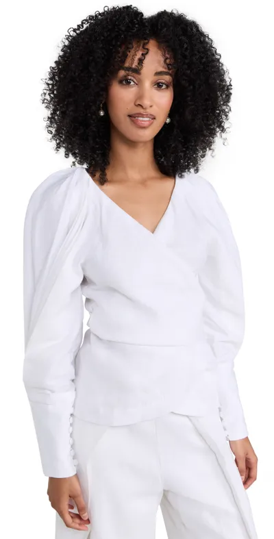 Maylé Vásquez Erlicia Blouse In White