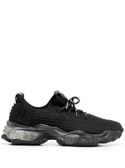 Philipp Plein Runner Hyper $hock Sneakers In Black