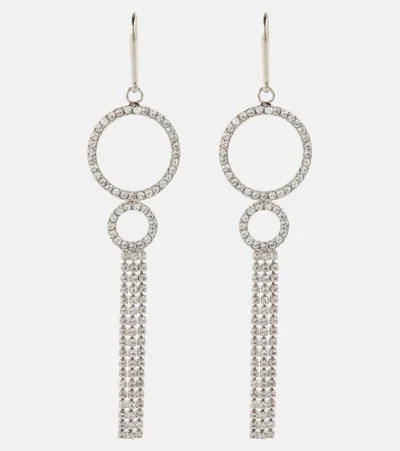 Isabel Marant Embellished Earrings In Silver