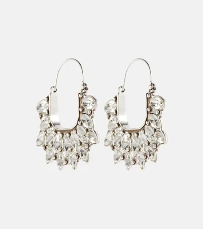 Isabel Marant Celenia Embellished Earrings In Silver