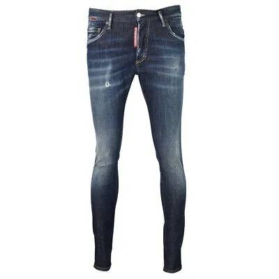 Pre-owned Dsquared2 Herren R_hrenjeans Skinny Dan Jean 470 Jeans