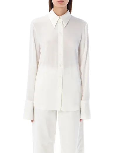 Golden Goose Deluxe Brand Buttoned Shirt In White