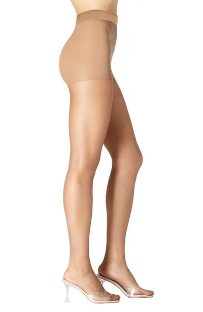 Stems Stretch Control Sheer Pantyhose In Beige