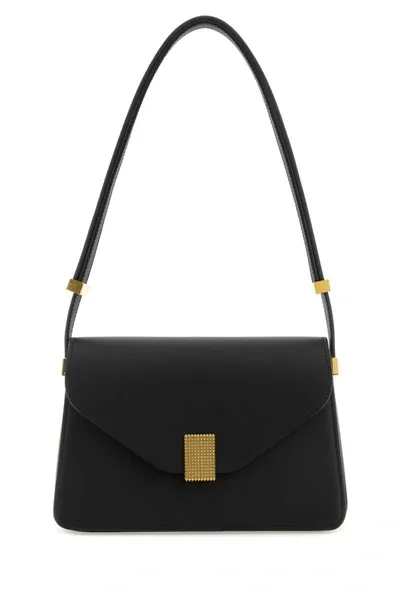 Lanvin Shoulder Bag In Black Leather