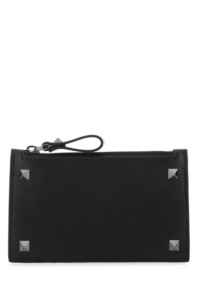 Valentino Garavani Rockstud Zip In Black