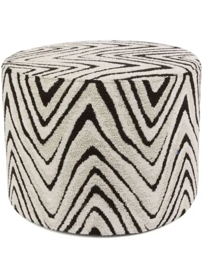 Missoni Savana Cylindrical Pouf In Neutrals