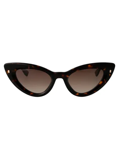 Dsquared2 Cat-eye Frame Sunglasses In Multi