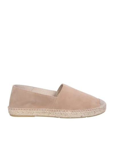 Tagliatore Julio Leather Espadrilles In Pink