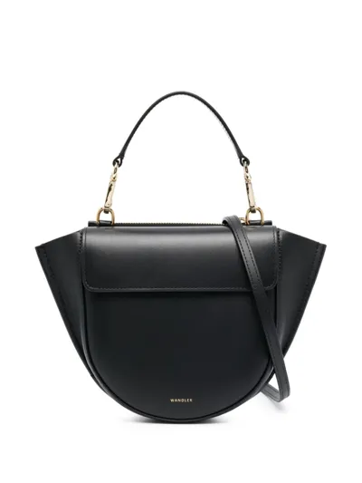 Wandler Logo-print Leather Tote Bag In Black