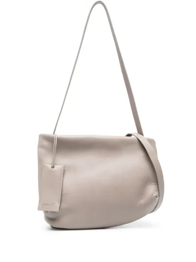 Marsèll Fantasma Leather Shoulder Bag In Grey