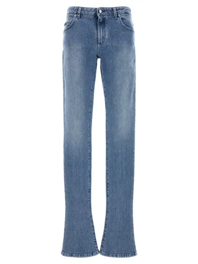 Dolce & Gabbana Light-blue Denim Jeans In Light Blue