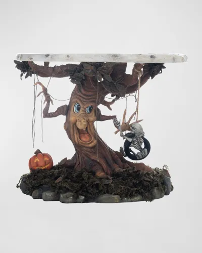 Katherine's Collection Halloween Hollow Tree Cake Plate