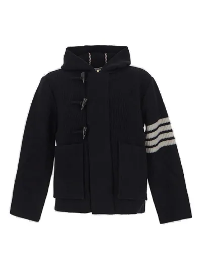 Thom Browne Stripe Detailed Jacket In Blue