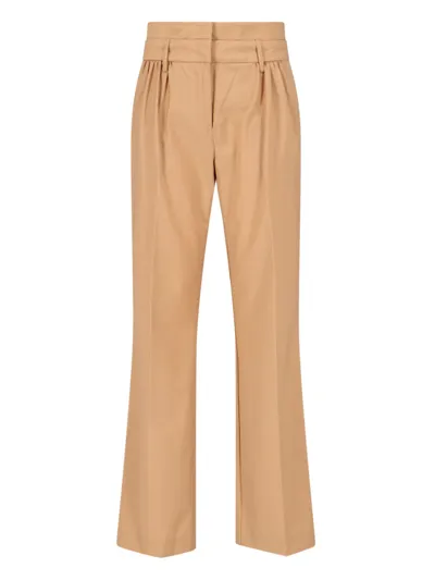 The Garment Straight-leg Tailored Trousers In Beige