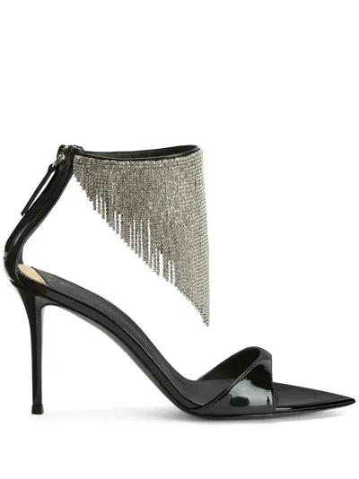 Giuseppe Zanotti Intriigo Crystal In Black