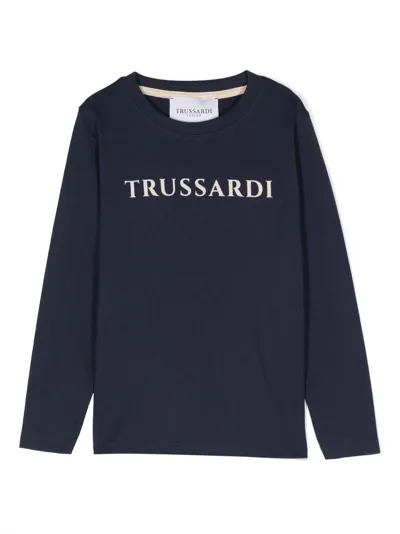 Trussardi Junior Kids' Tba23059tsblue Navy In Blue