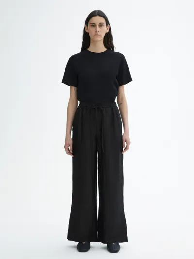 House Of Dagmar Flowy Trousers In Black