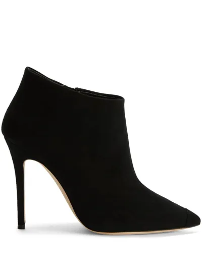 Giuseppe Zanotti Greek 105mm Pointed-toe Boots In Black