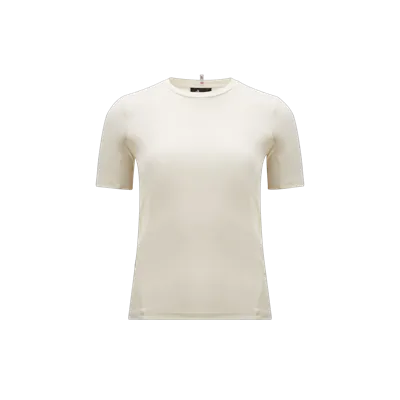 Moncler Logo Tech Jersey T-shirt In White