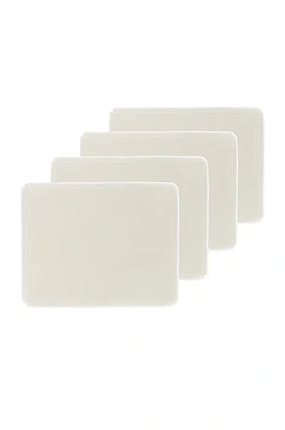 Hawkins New York Essential Cotton Placemats Set Of 4 In Ivory