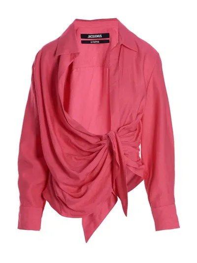 Jacquemus La Chemise Bahia Shirt In Pink