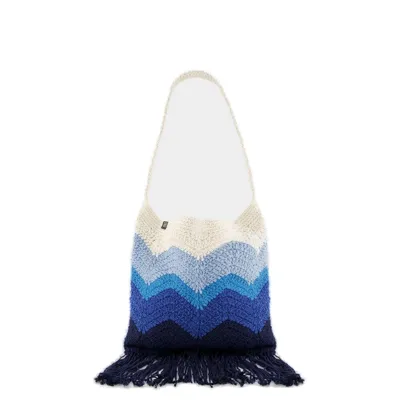 Nannacay Priya Crochet Gradient Tote Bag In Multi