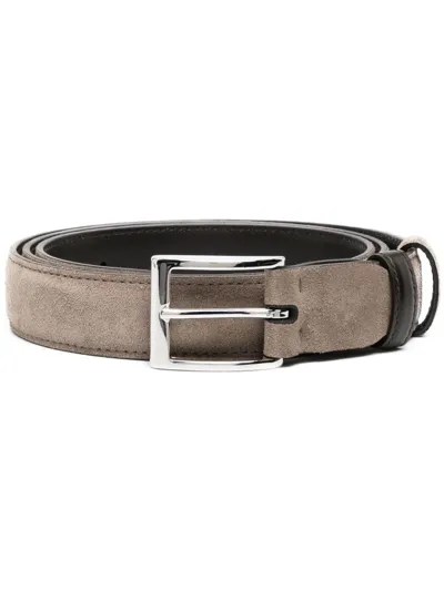 Hogan Adjustable Double Belt 30mm Accessories In Brown